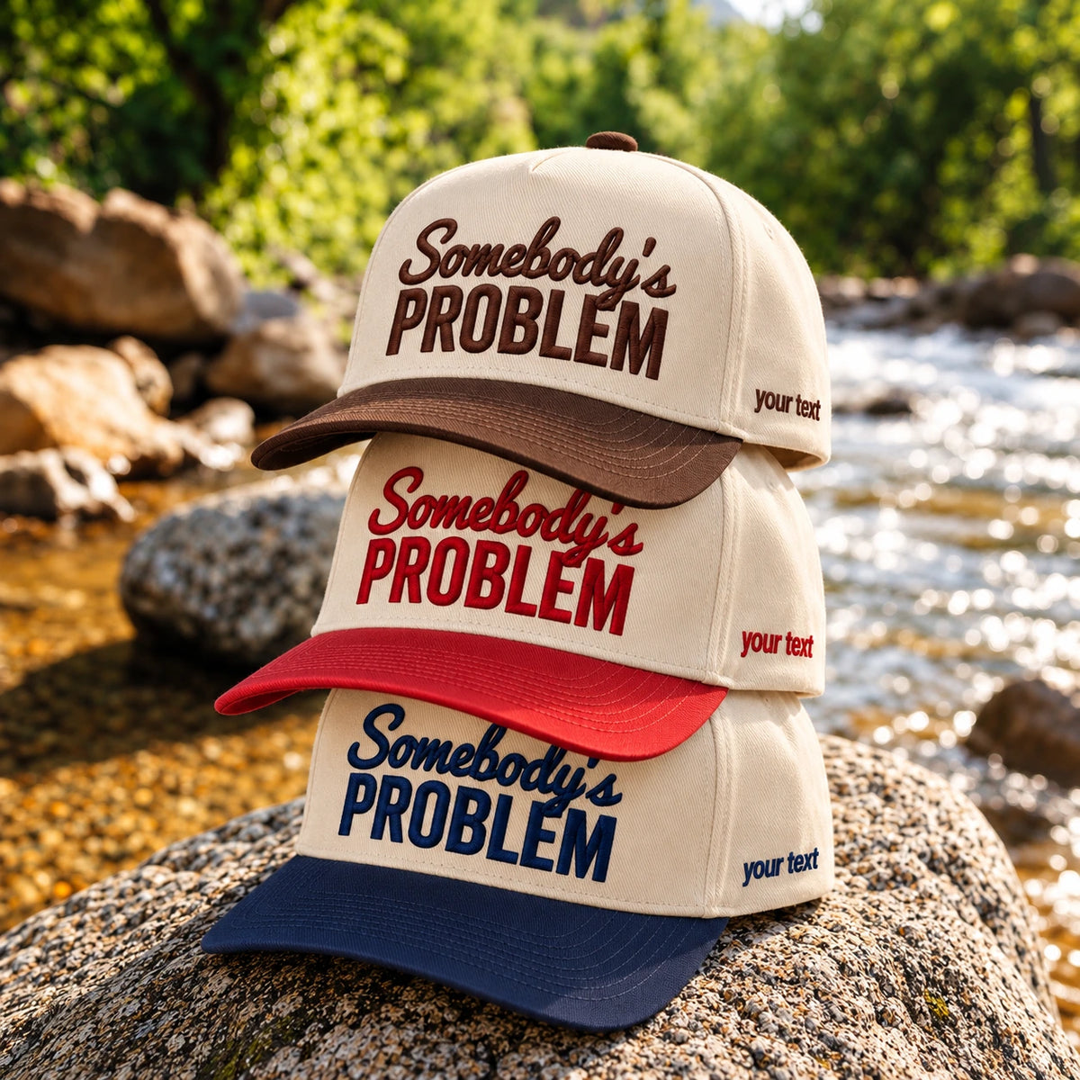 Somebody’s Problem Hat, Funny Troublemaker Snapback