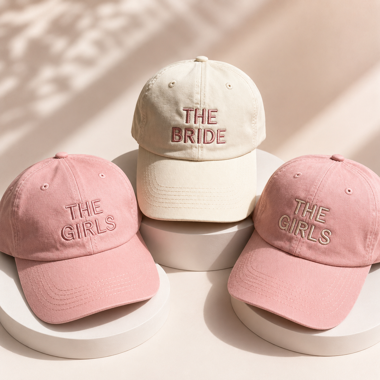 Custom Bachelorette Bride Squad Hat With Embroidered Text