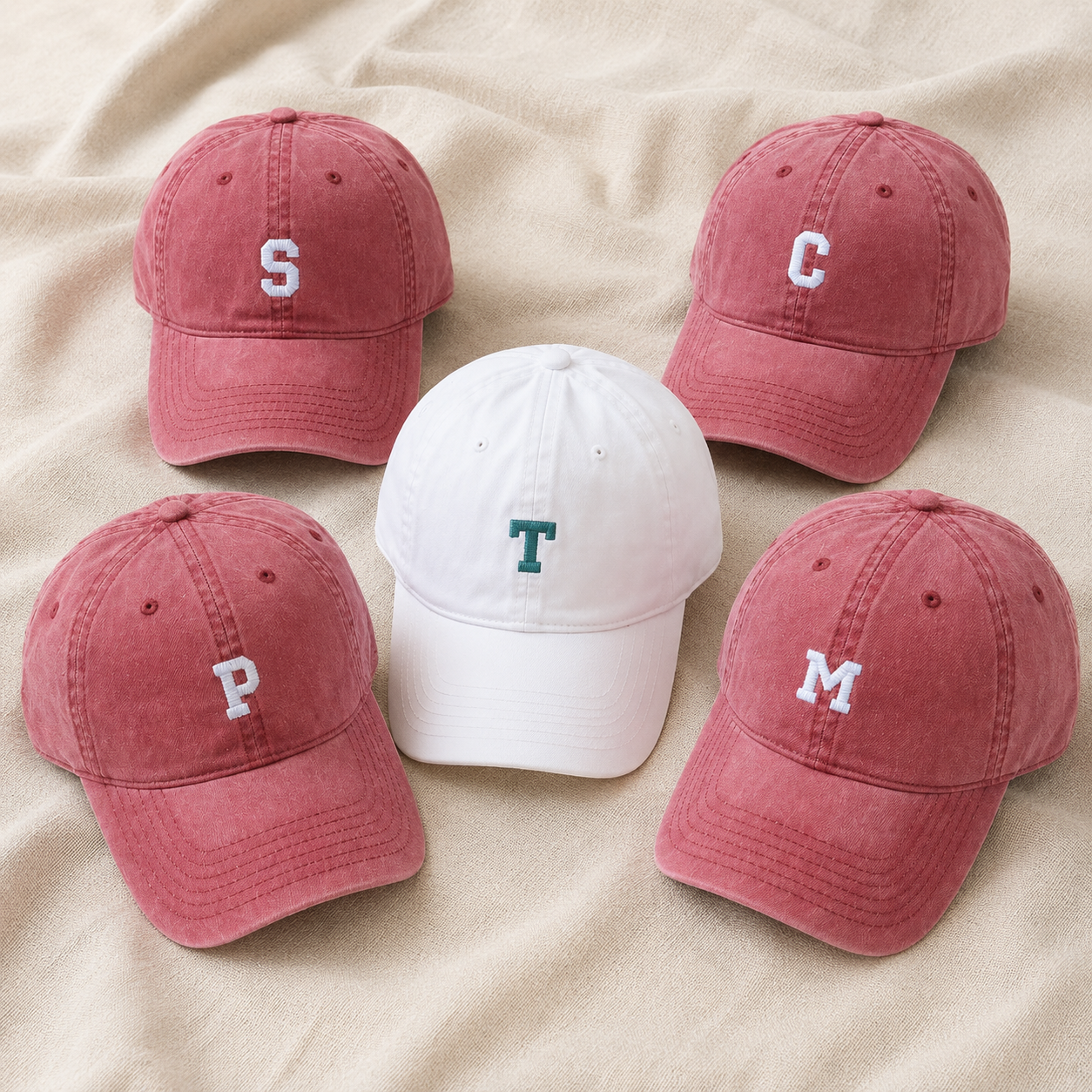 Custom Bachelorette Bride Squad Hat With Embroidered Text