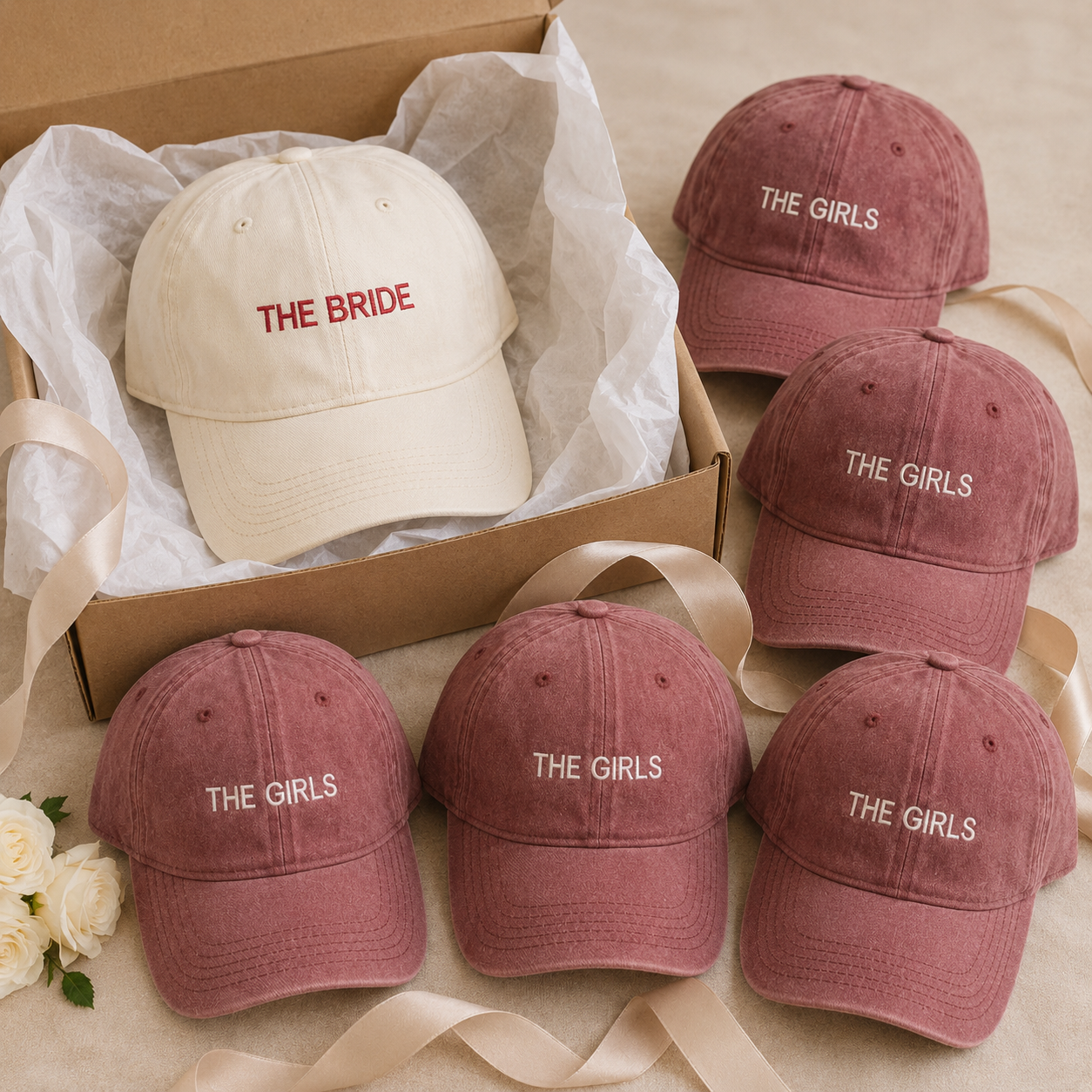 Custom Bachelorette Party Hat for Bride and Bridal Shower