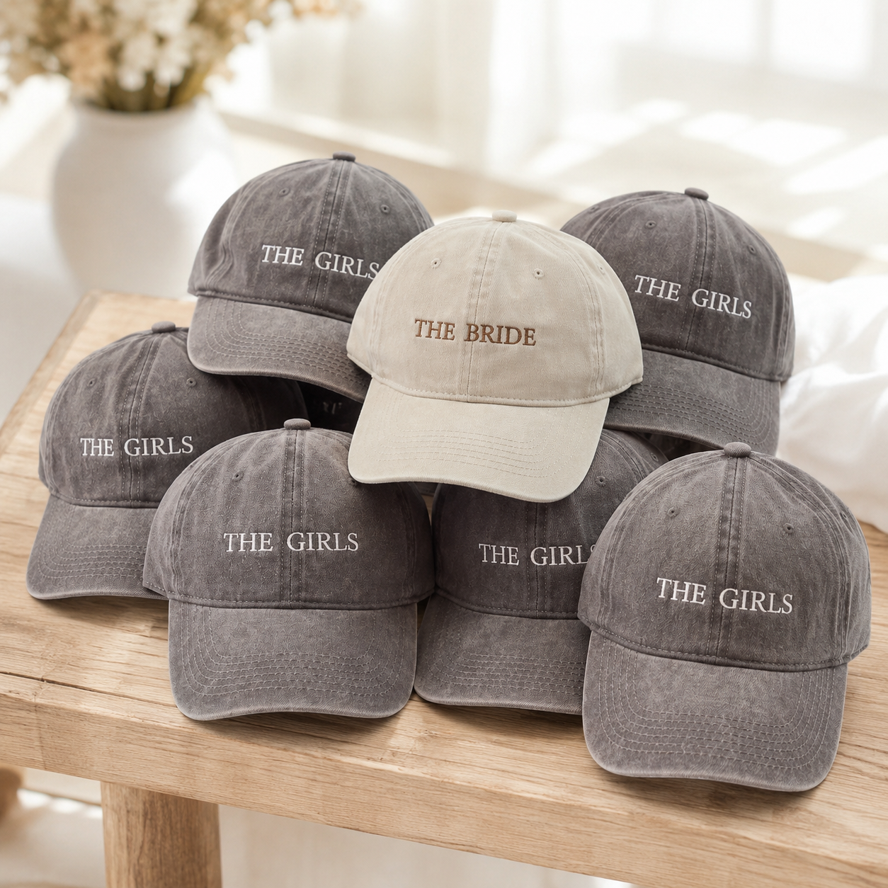 Custom Bachelorette Party Hat for Bride and Bridal Shower