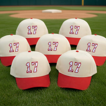 Custom Baseball Number Snapback Hat - Personalized Name Snapback Hat