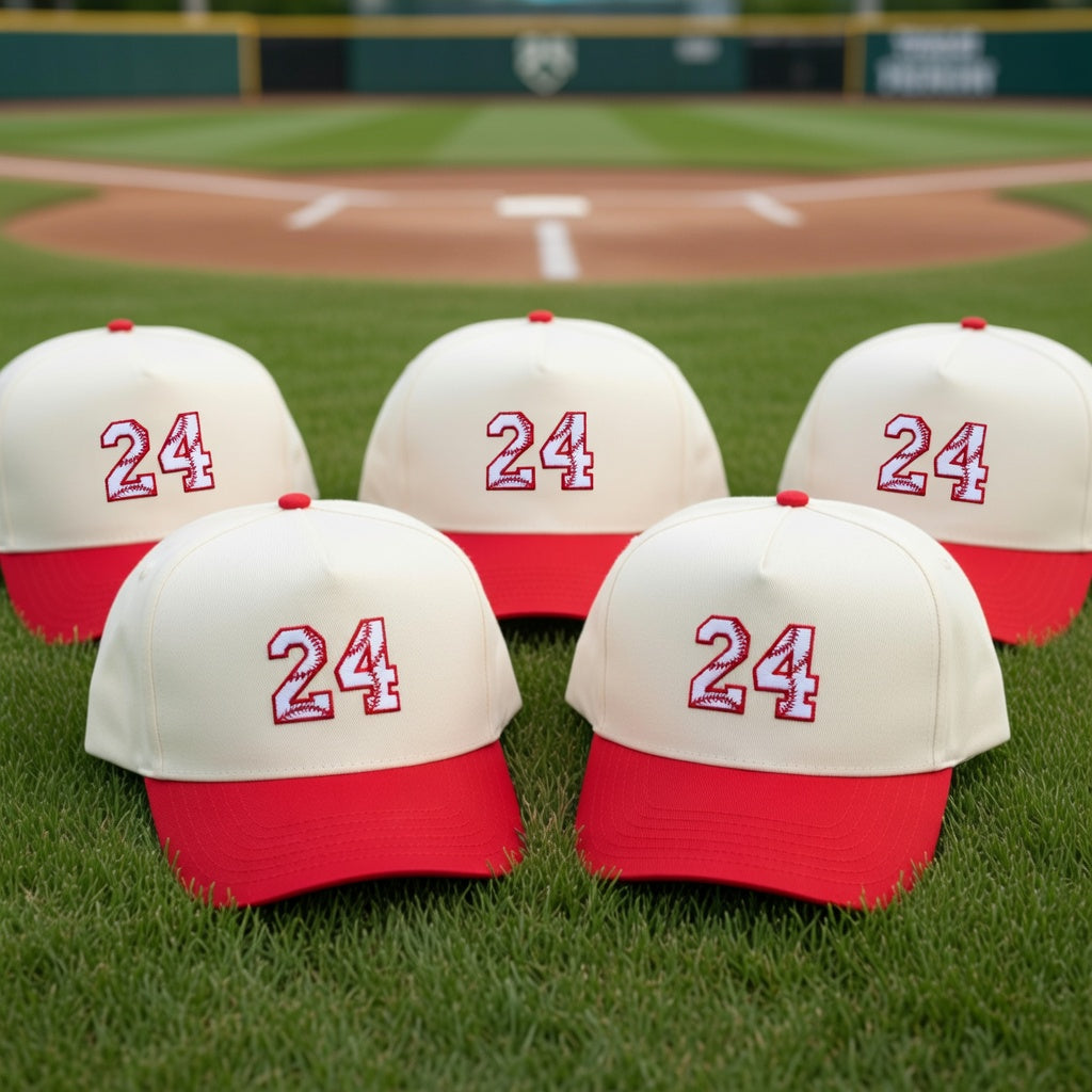 Custom Embroidered Baseball Snapback Hat – Personalized Number & Name Team Cap