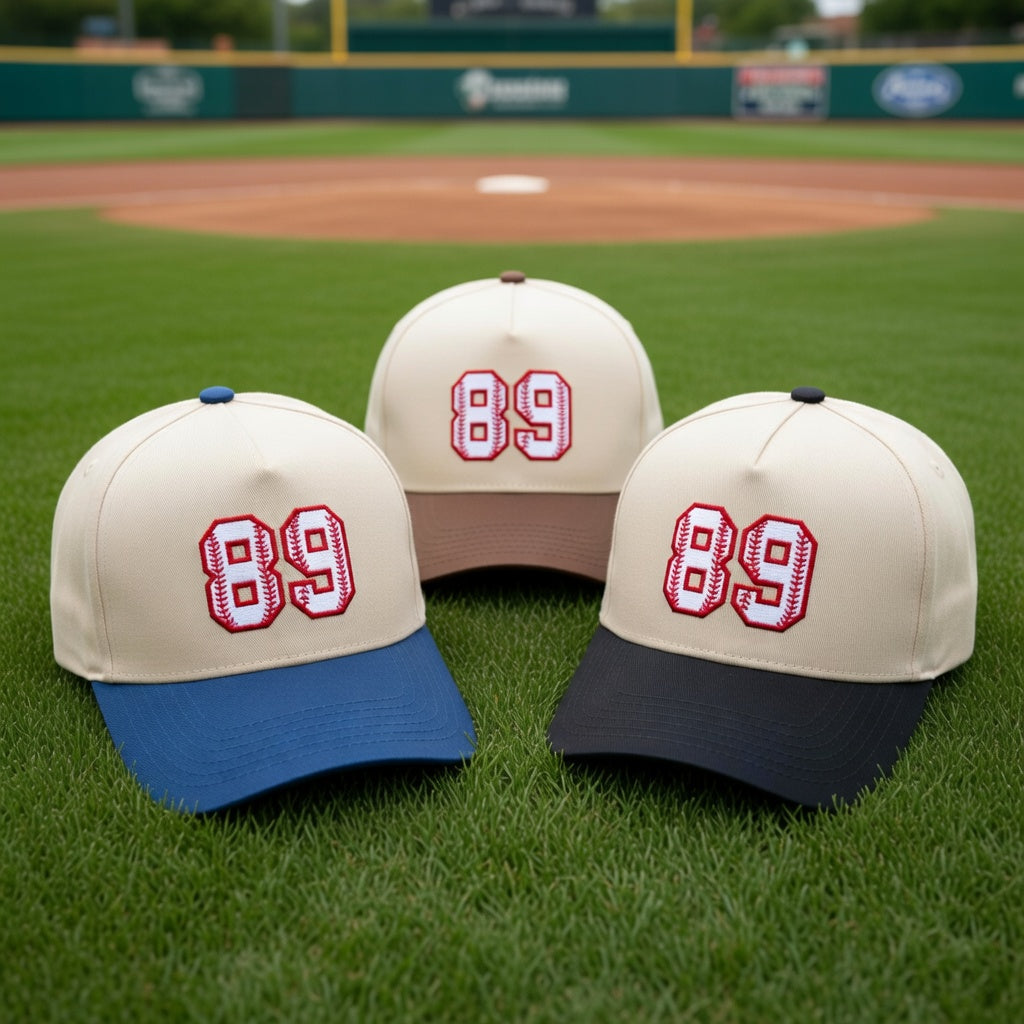 Personalized Name Snapback Hat - Custom Baseball Number Snapback Hat