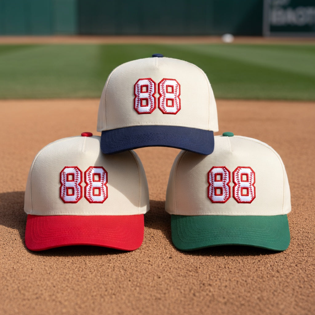Personalized Name Snapback Hat - Custom Baseball Number Snapback Hat