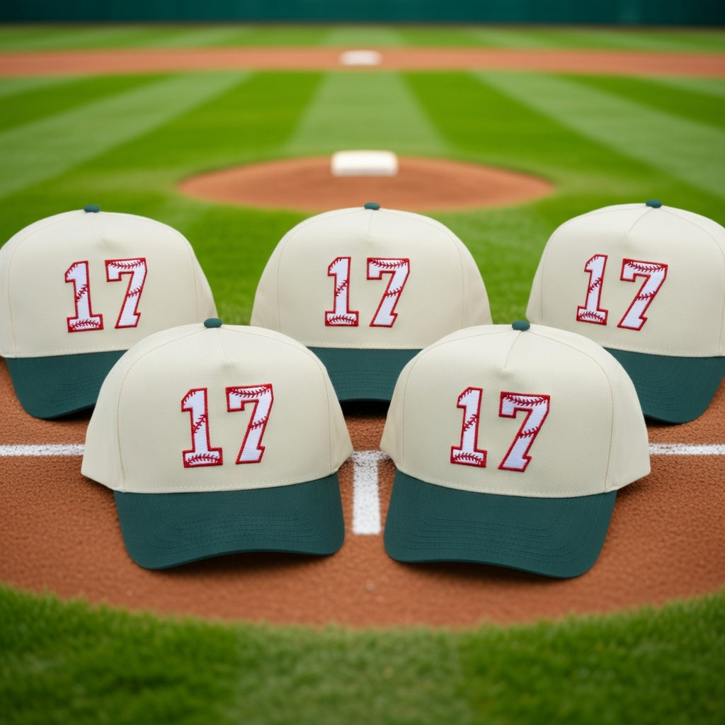 Custom Baseball Snapback Hat – Embroidered Number Name Cap