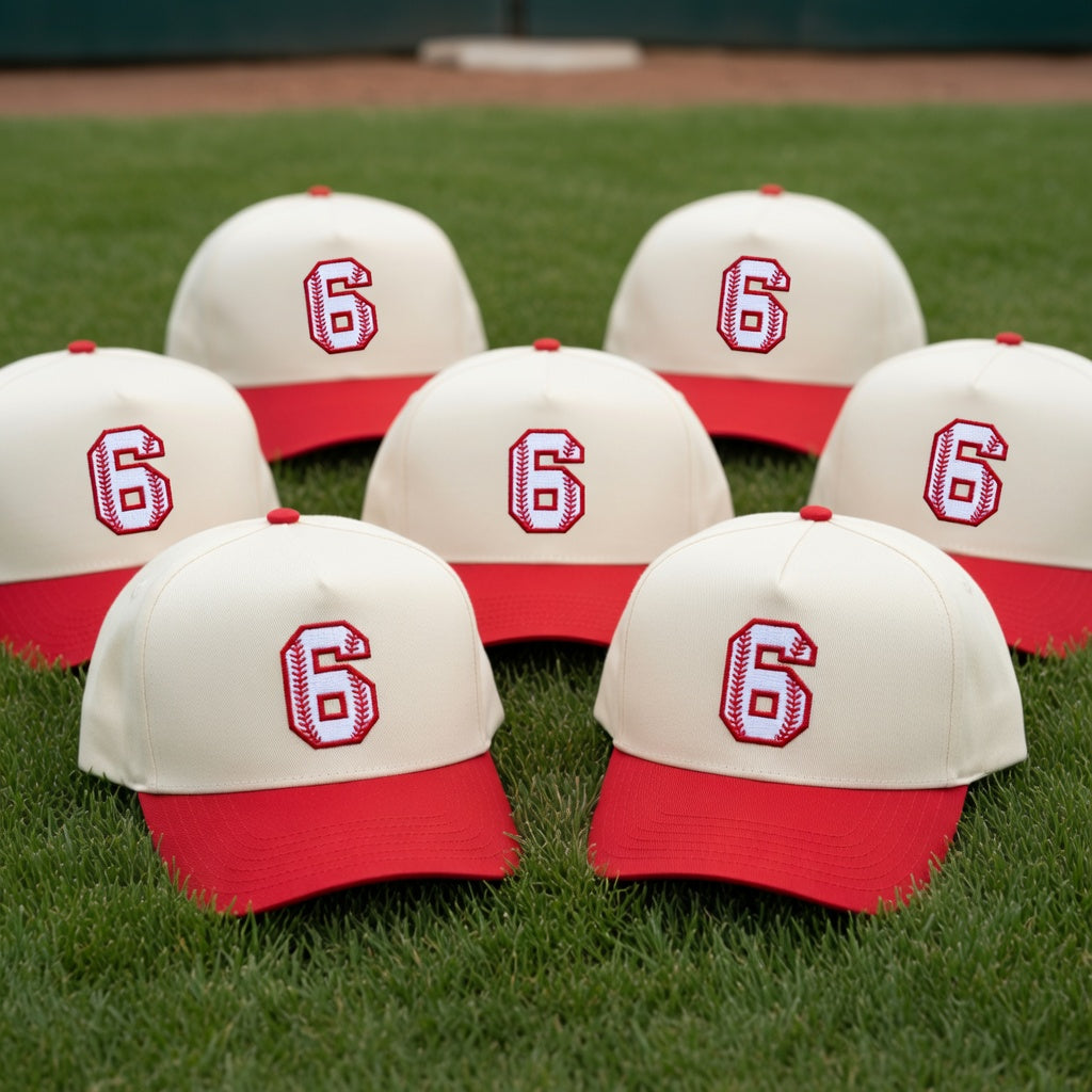 Custom Baseball Snapback Hat - Personalized Name and Number Snapback Hat