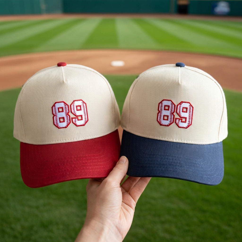 Custom Number Snapback Hat - Personalized Baseball Snapback Hat