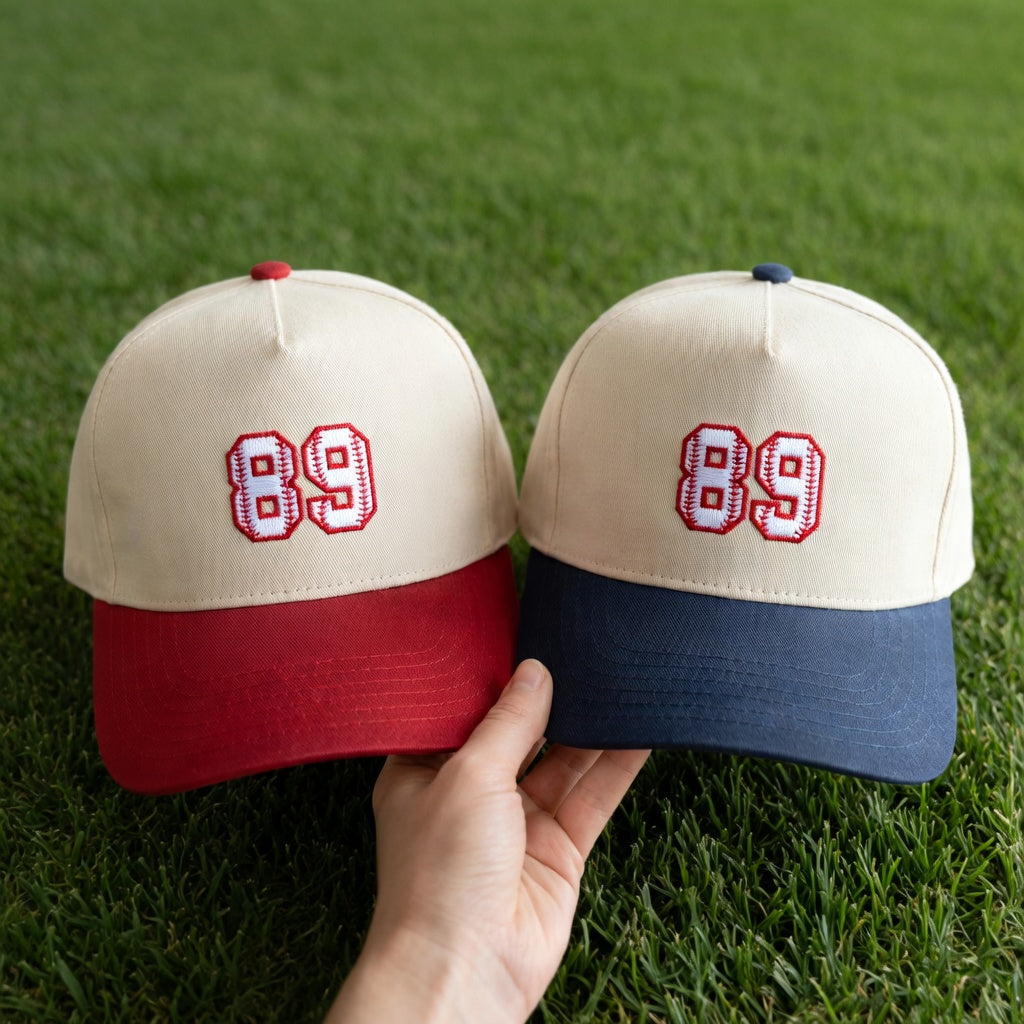 Custom Number Snapback Hat - Personalized Baseball Snapback Hat