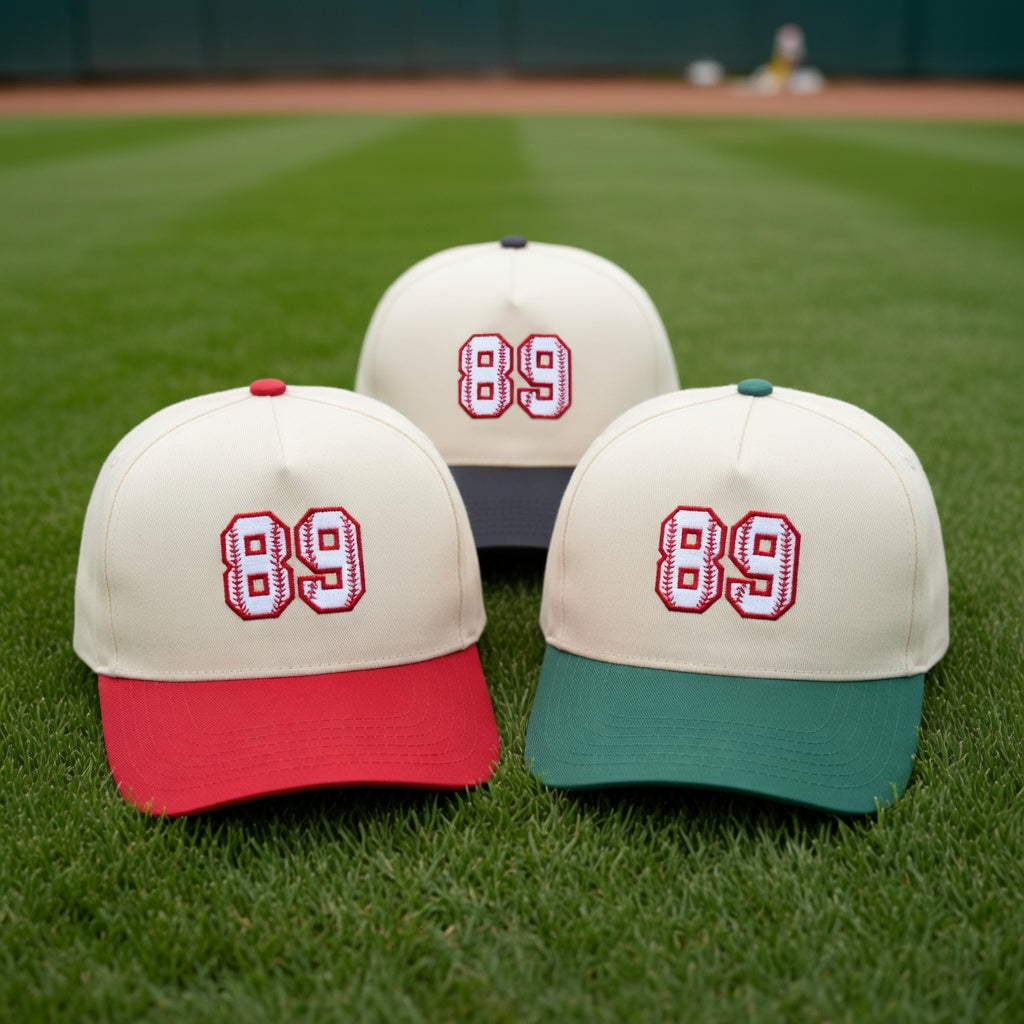 Personalized Baseball Snapback Hat - Custom Number Embroidered Snapback Hat