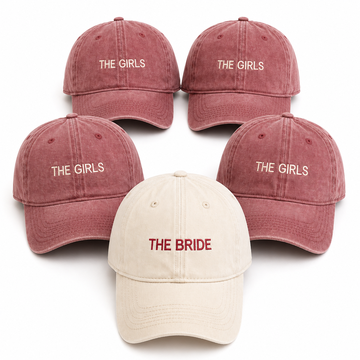 Custom Bridal Party Bride Squad Baseball Cap