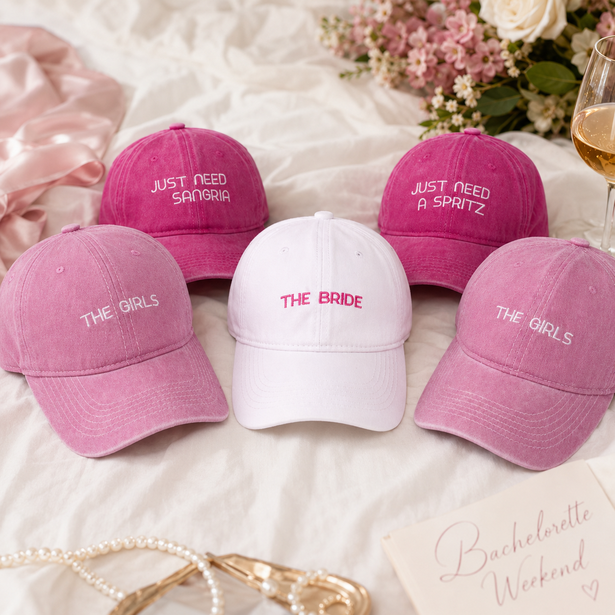 Custom Bridal Party Bride Squad Baseball Cap
