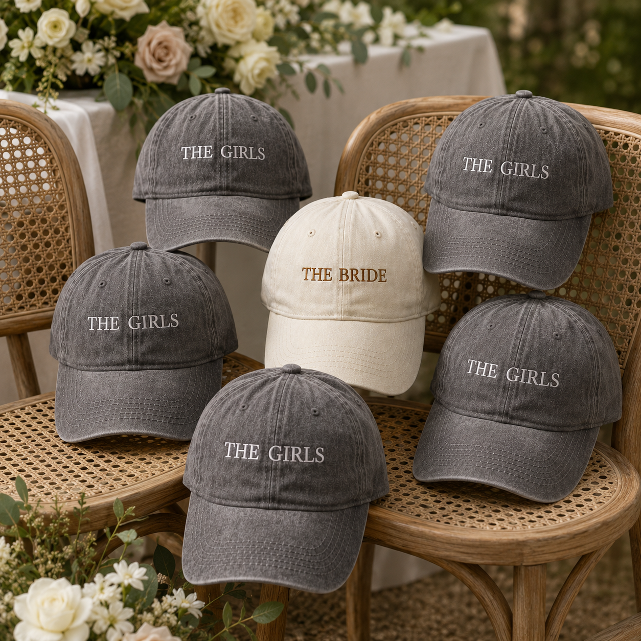 Custom Bridal Party Bride Squad Baseball Cap