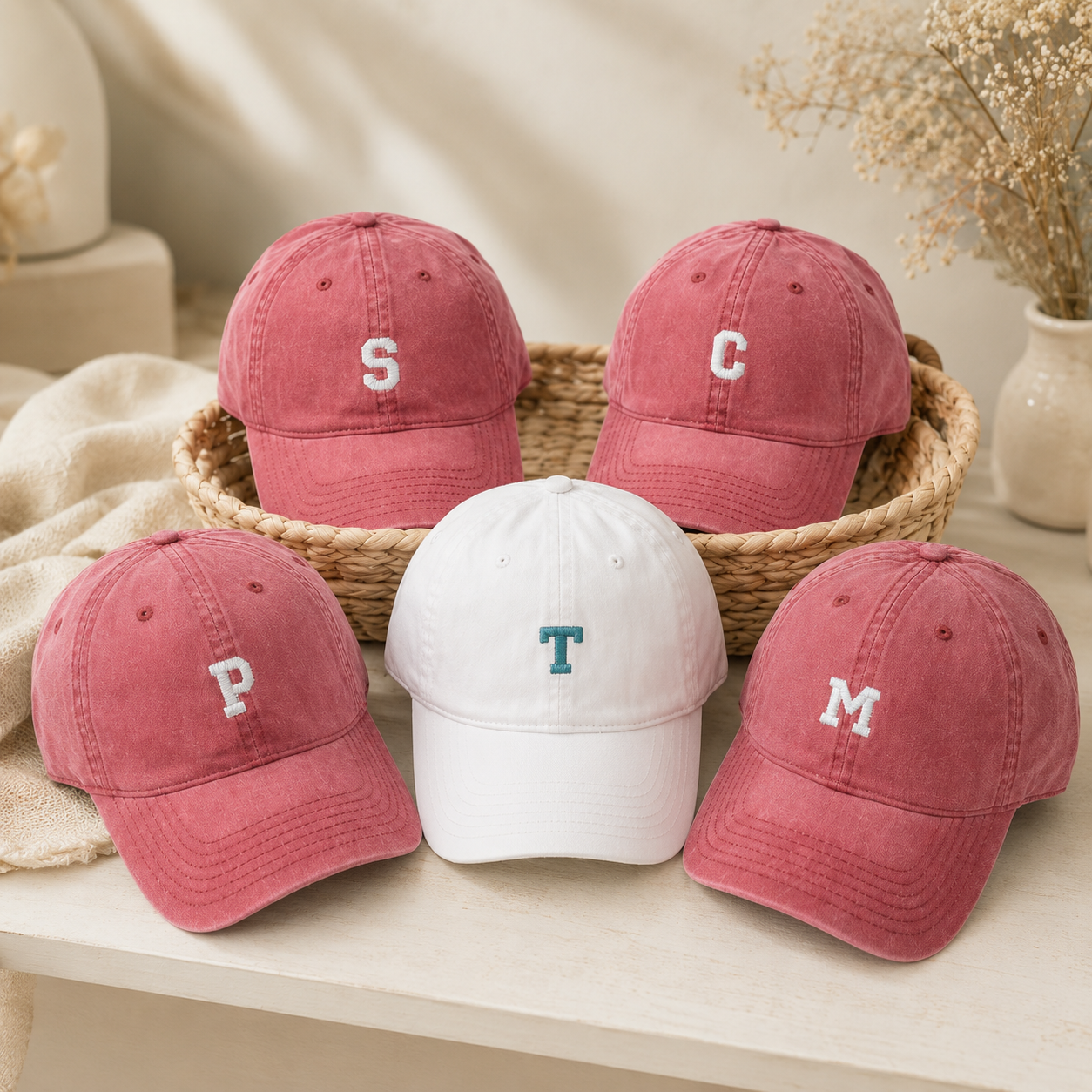 Custom Bride Bachelorette Hat With Personalized Embroidery
