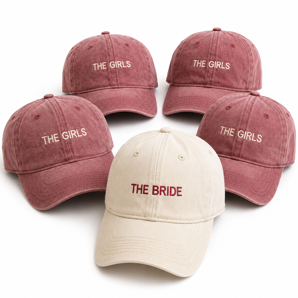 Custom Bride Bachelorette Hat With Personalized Embroidery