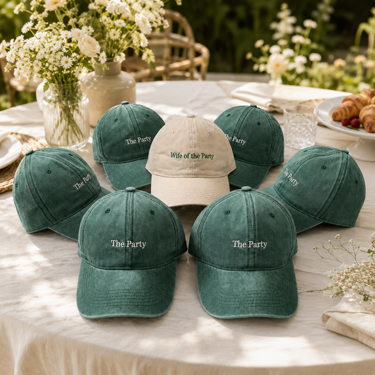 Custom Bride Squad Baseball Cap for Bachelorette Party