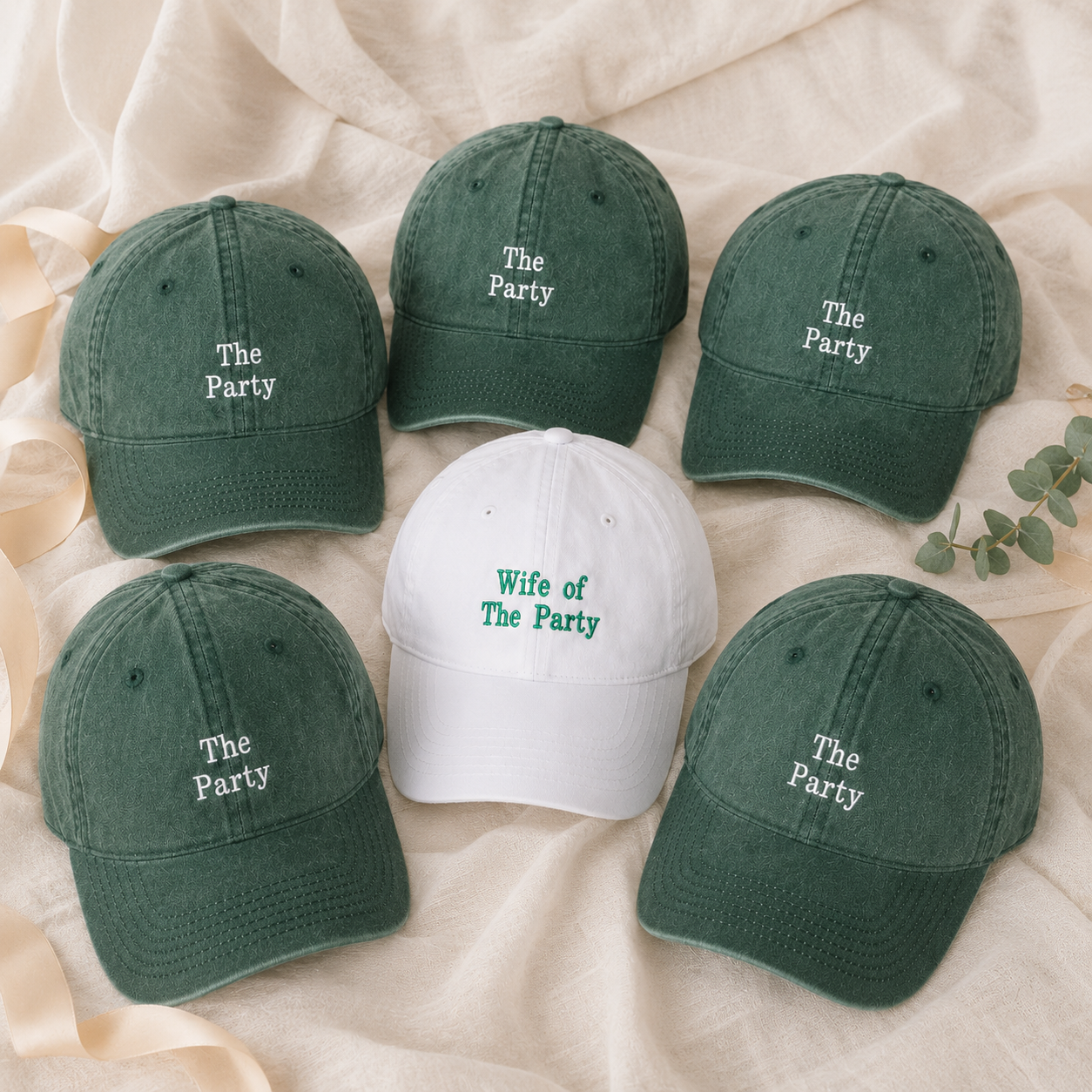 Custom Bride Squad Embroidered Baseball Cap for Bachelorette Party
