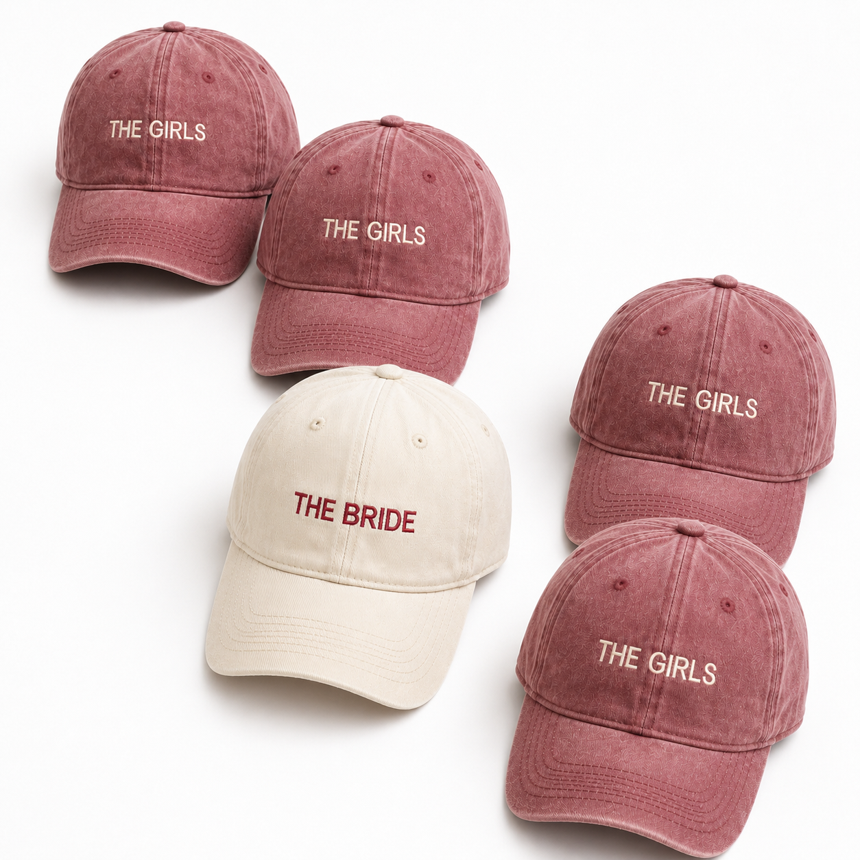 Custom Bride Squad Hat for Bachelorette Party and Bridal Shower