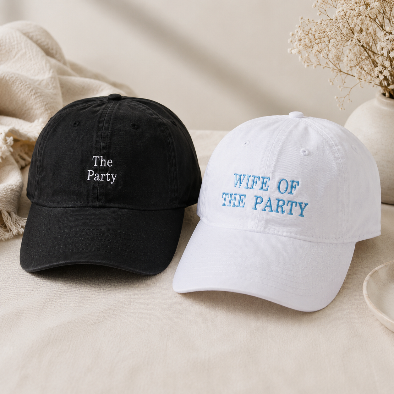 Custom Bride Squad Hat for Bachelorette Party and Bridal Shower