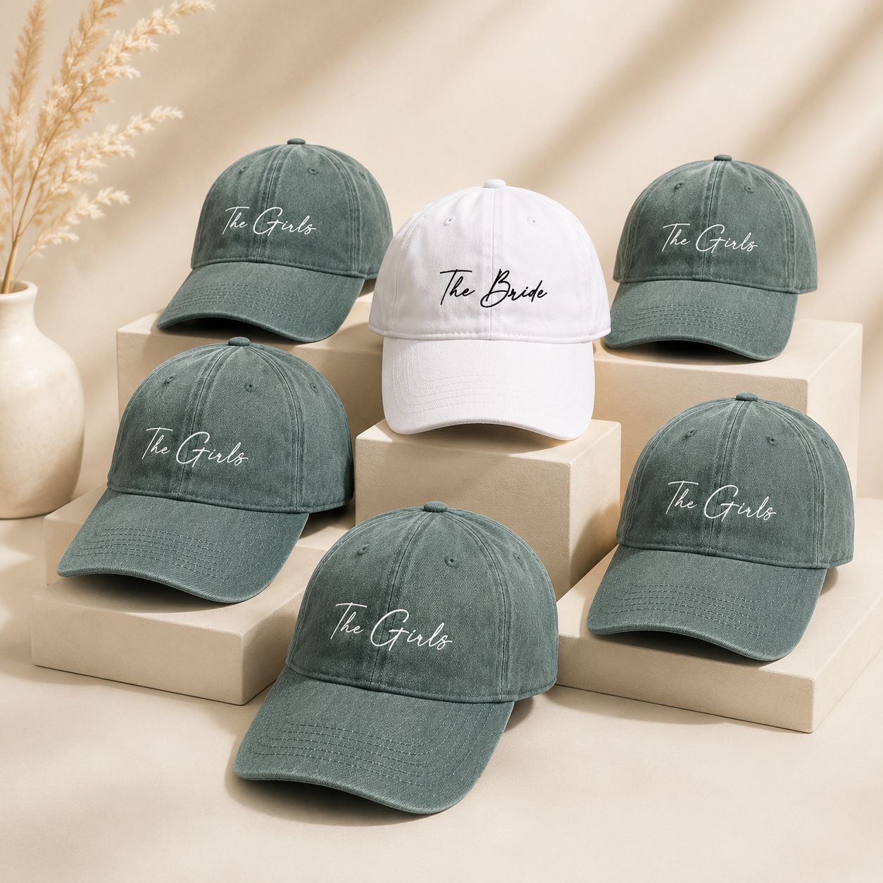 Custom Bride Squad Hat for Bachelorette Party and Team Bride