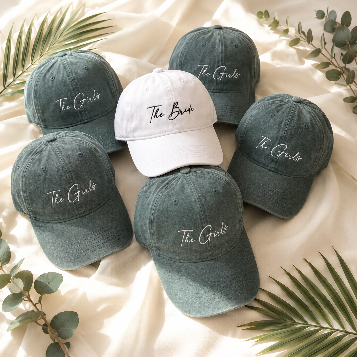 Custom Bride Squad Hat for Bachelorette Party and Team Bride