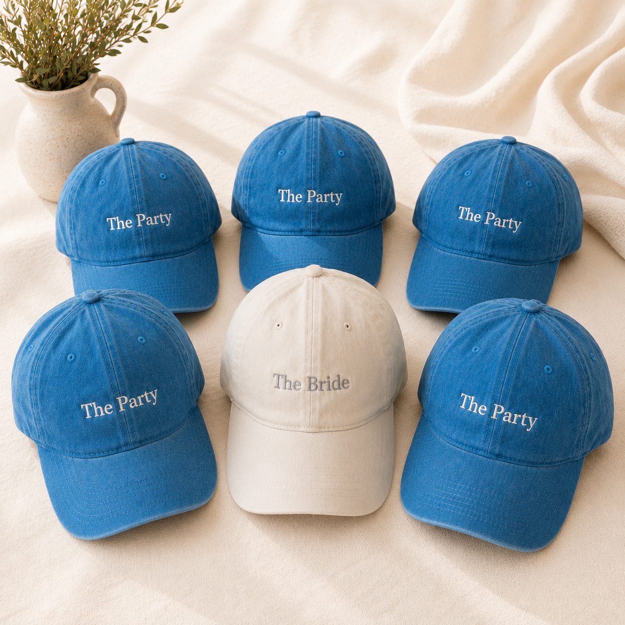 Custom Bride Squad Hat for Bachelorette Party and Team Bride