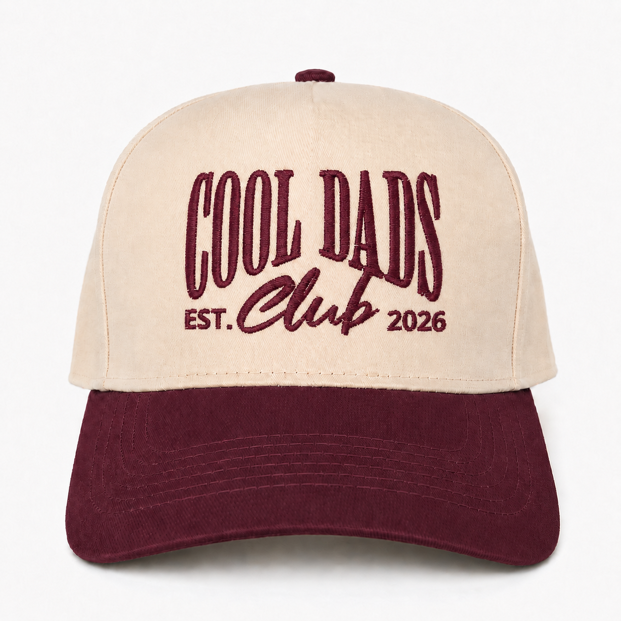 Custom Cool Dads Club Est Snapback Hat – Embroidered Baseball Cap for Dad