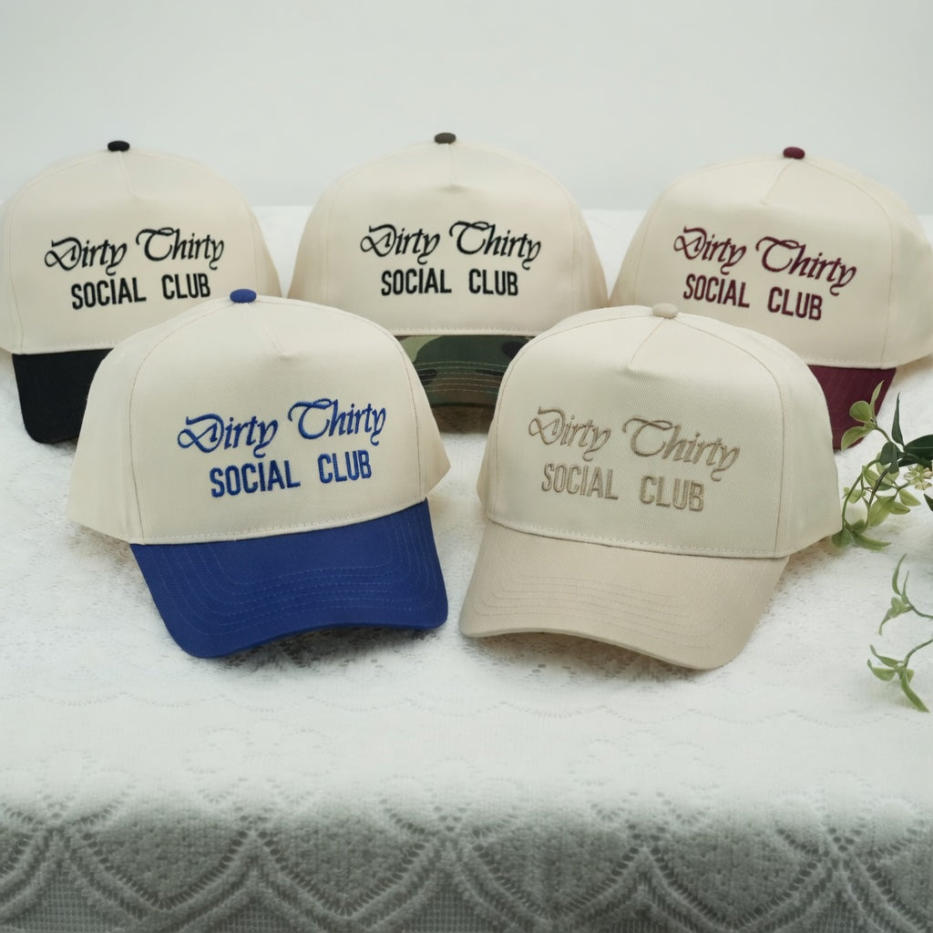 Custom Dirty Thirty Snapback Hat – Funny 30th Birthday Cap