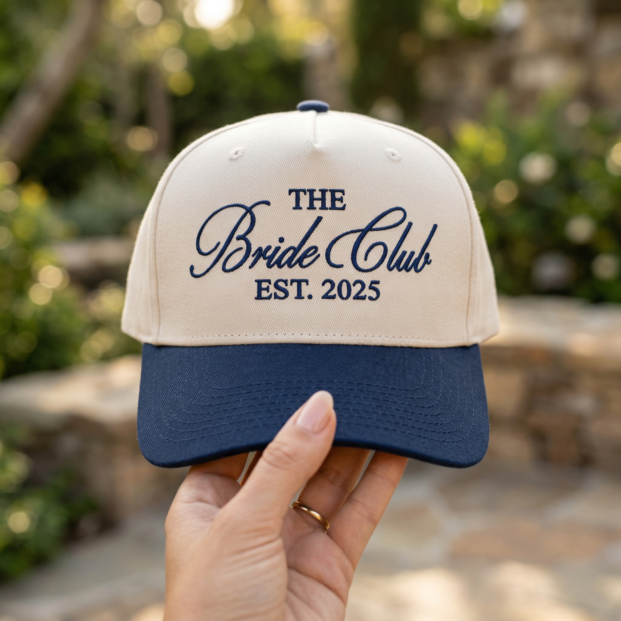 Custom Embroidered Bachelorette Snapback Hat – Team Bride Cap