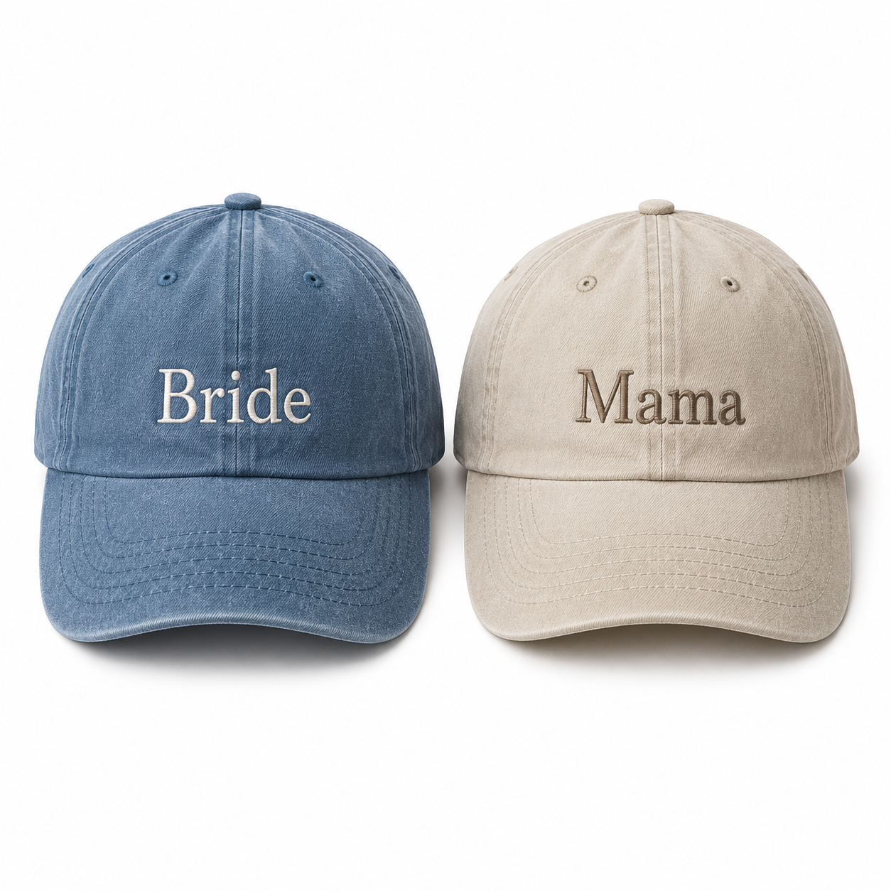 Custom Embroidered Baseball Hat Made With Your Personalized Text