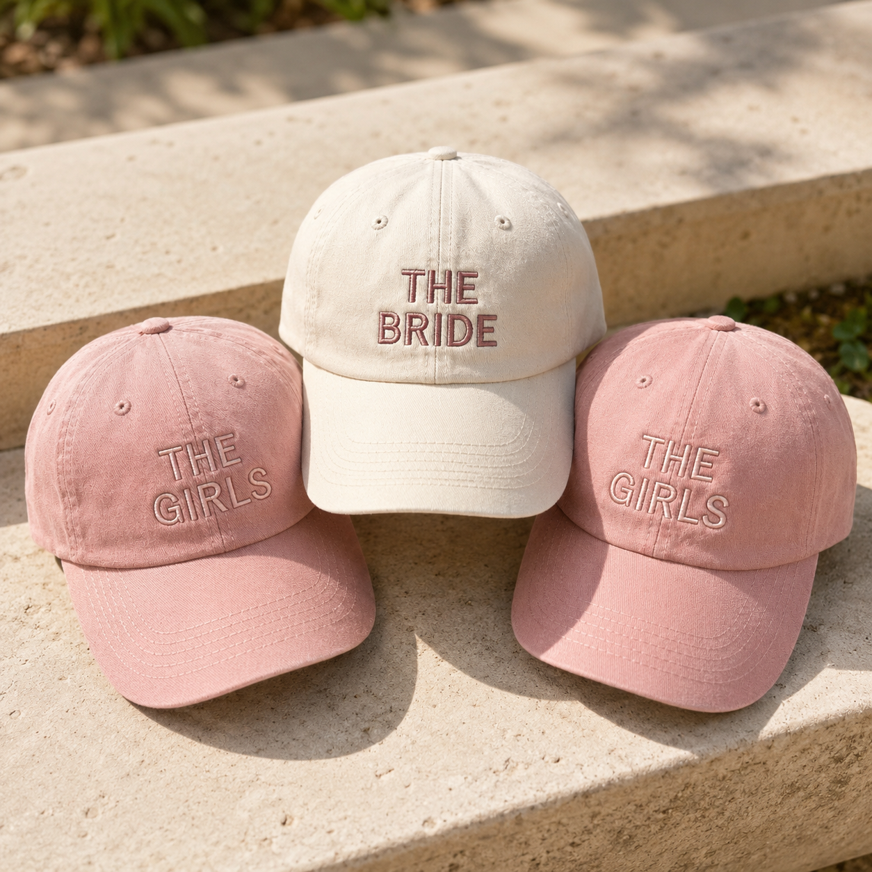 Custom Embroidered Bride Squad Cap for Bridal Party Gifts