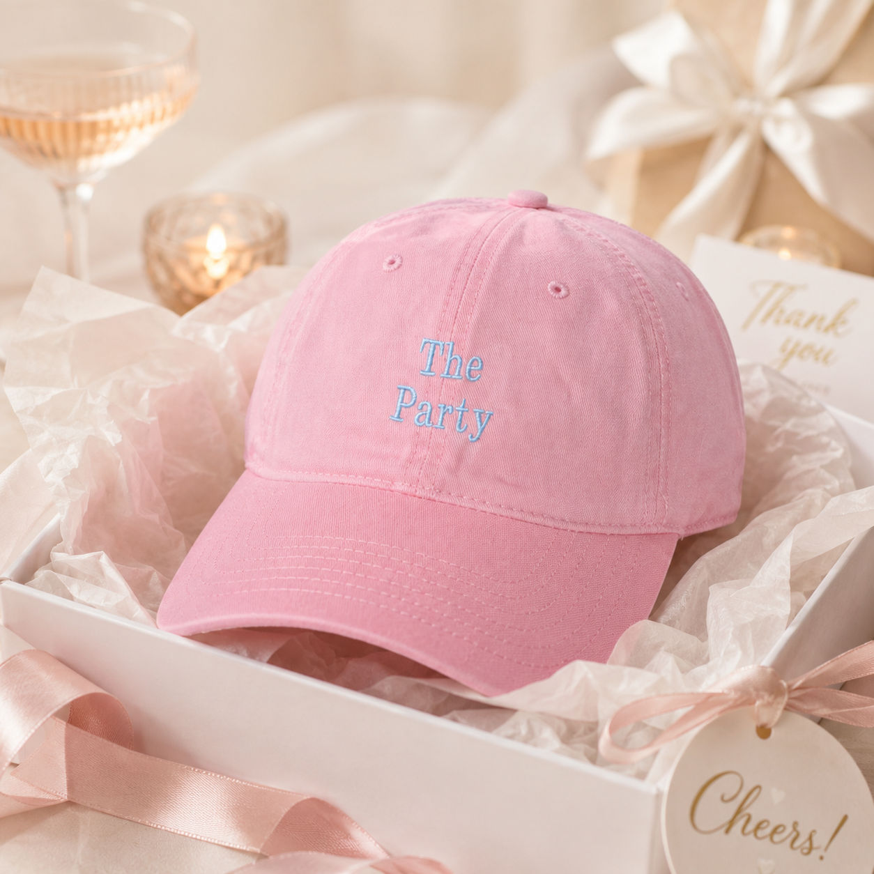 Custom Embroidered Bride Squad Cap for Bridal Party Gifts