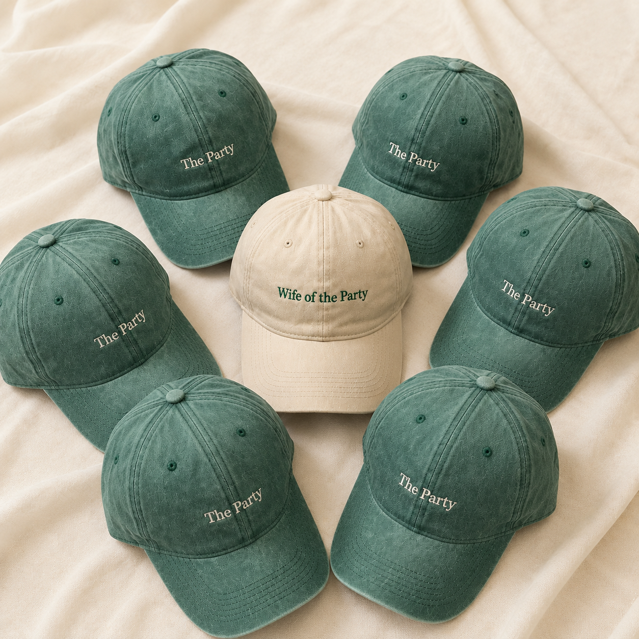 Custom Embroidered Bride Squad Cap for Bridal Party Gifts