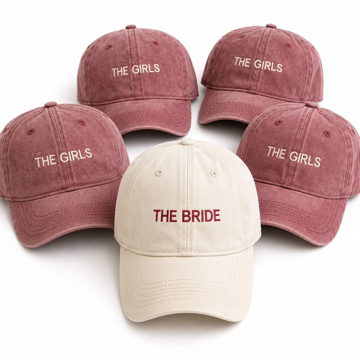 Custom Embroidered Bride Squad Cap for Bridal Party Gifts