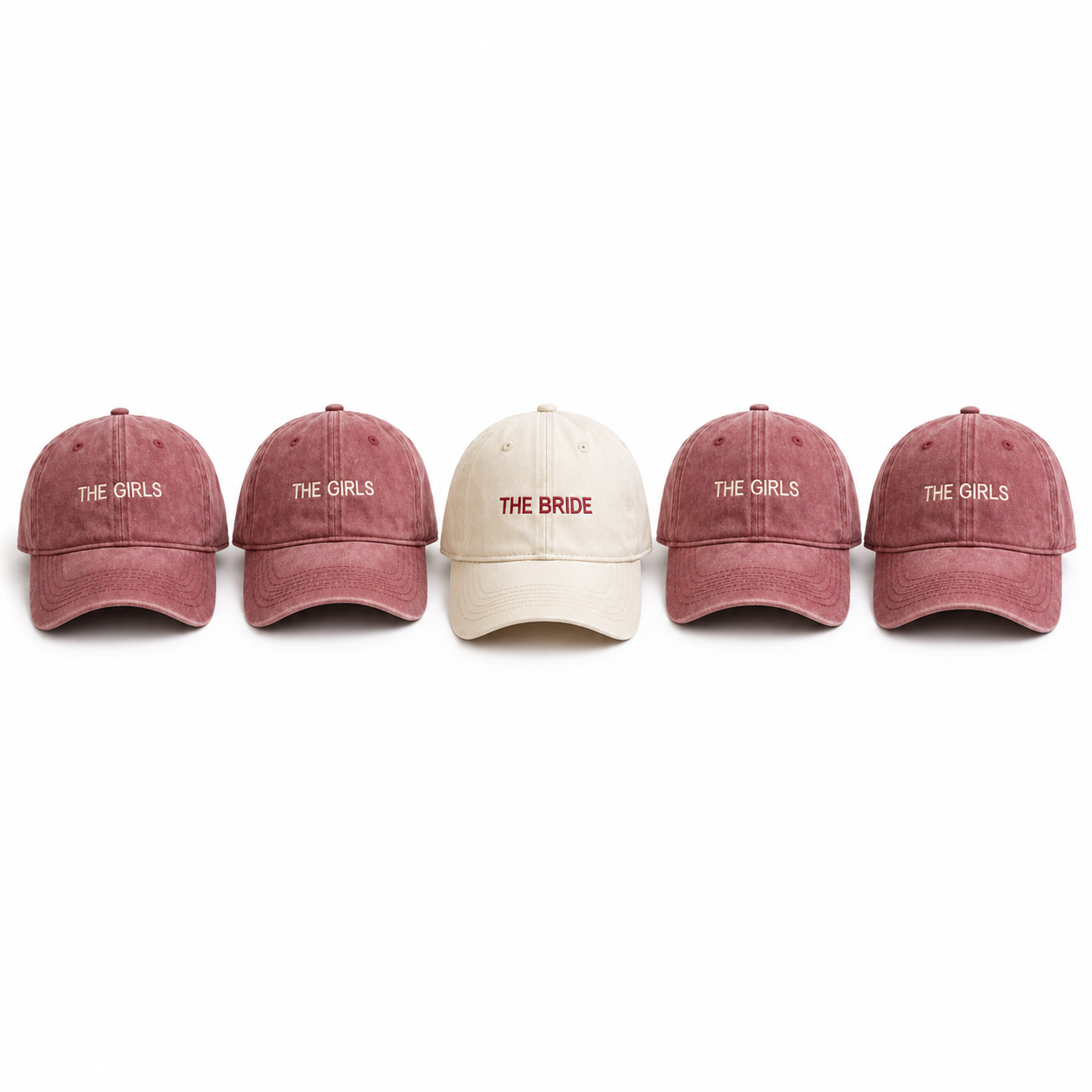 Custom Embroidered Bride Squad Cap for Bridal Party Gifts