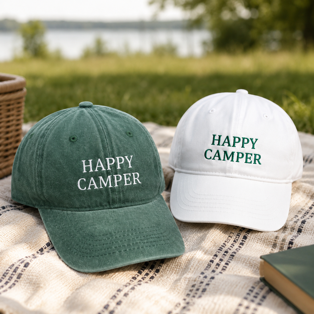 Custom Embroidered Camp Bachelorette Hat for Bridal Party