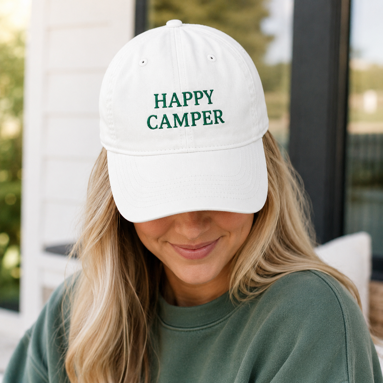 Custom Embroidered Camp Bachelorette Hat for Bridal Party