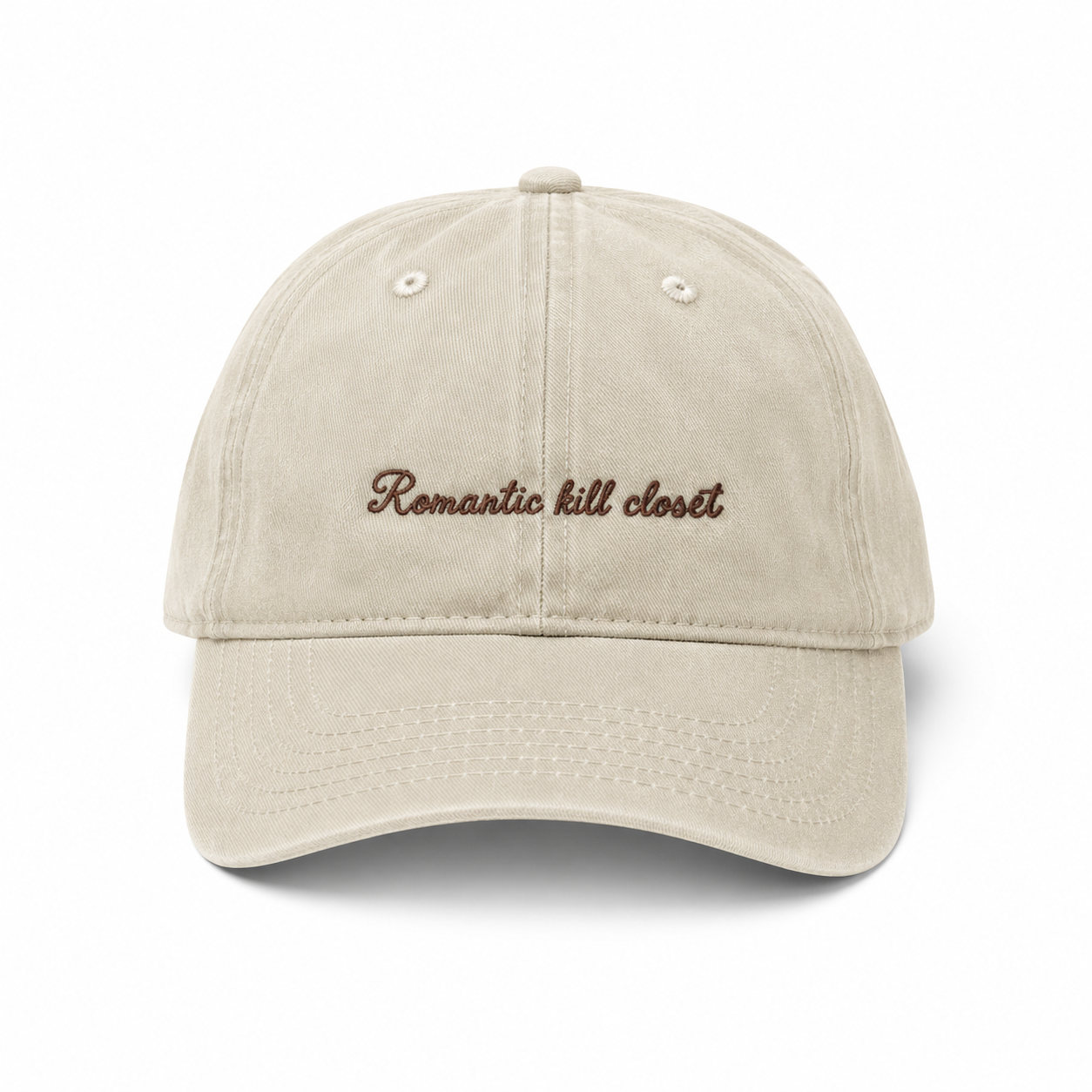 Custom Embroidered Cap with Personalized Text