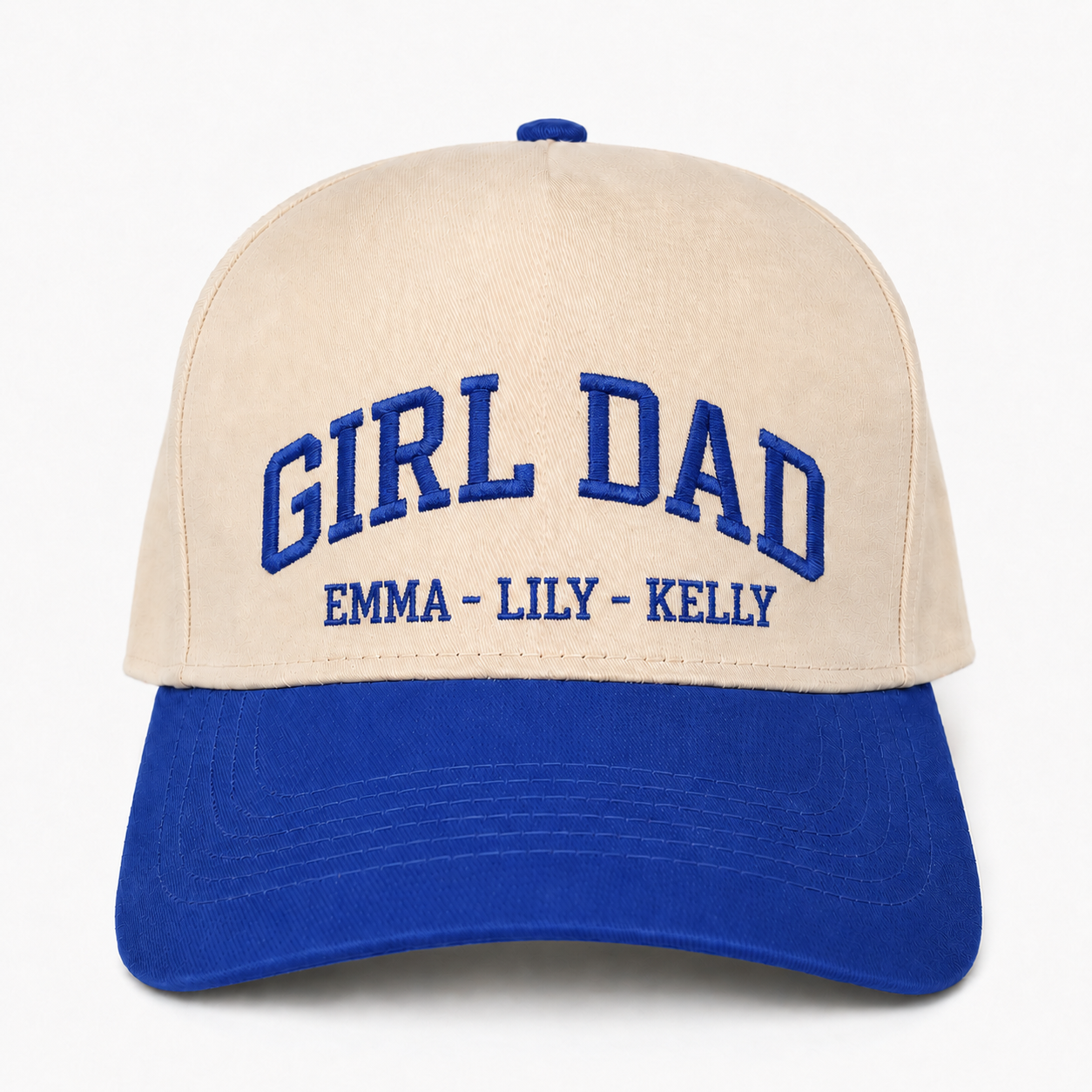 Custom Embroidered Girl Dad Snapback Hat – Personalized Dad Gift Cap