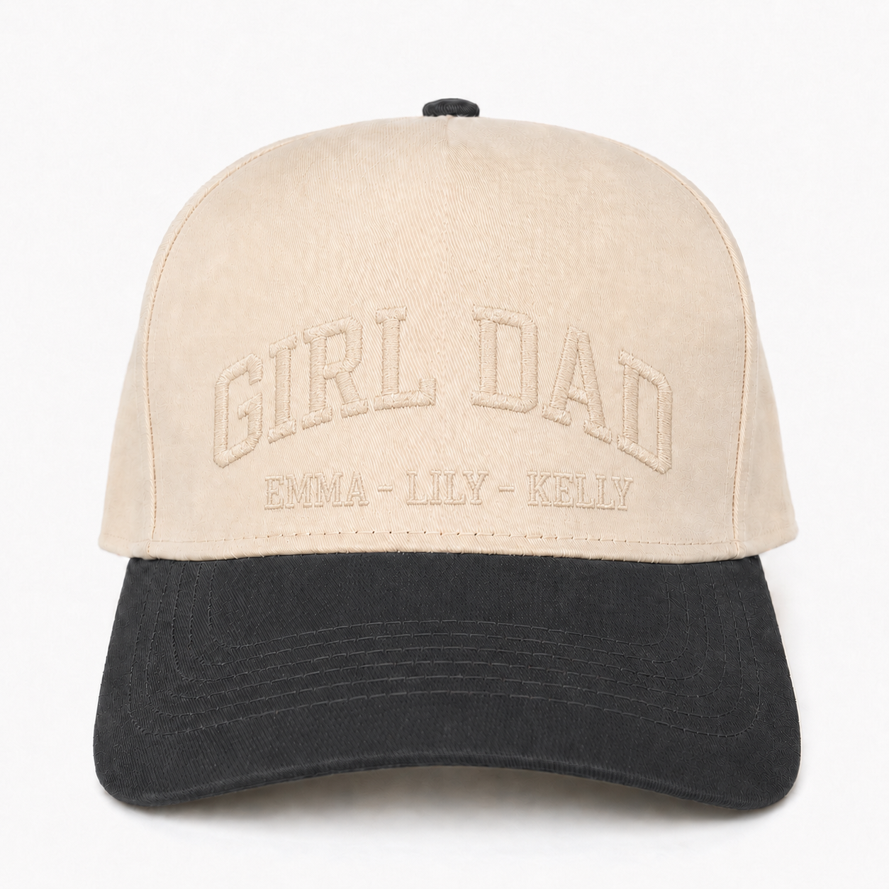 Custom Embroidered Girl Dad Snapback Hat – Personalized Dad Gift Cap