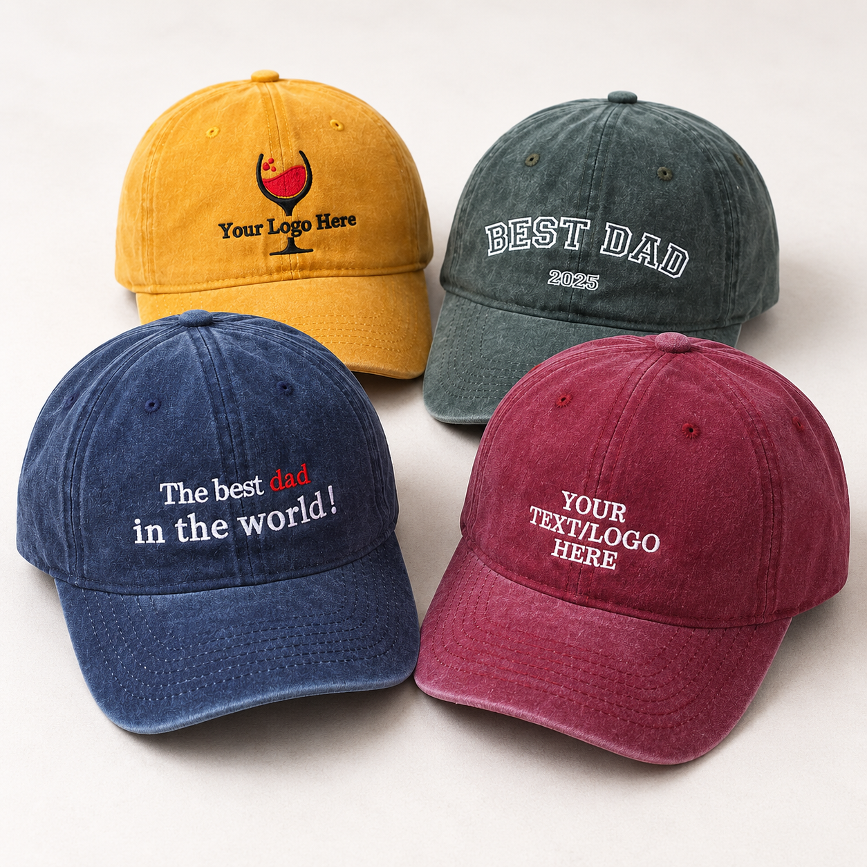 Custom Embroidered Hat Gift for Him or Her