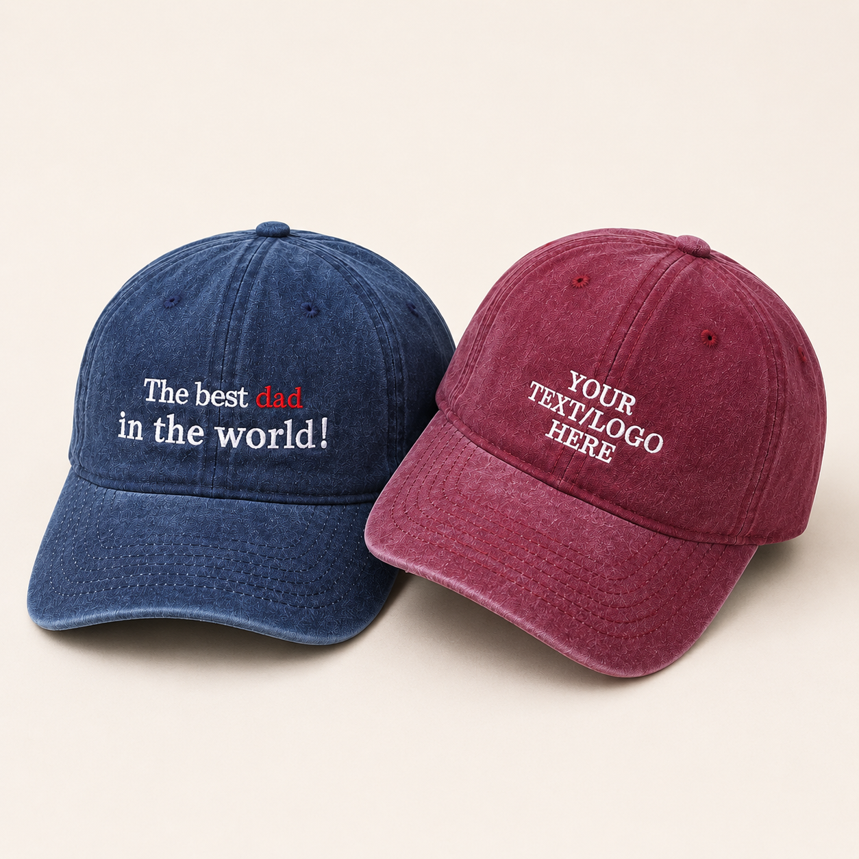 Custom Embroidered Hat with Your Text