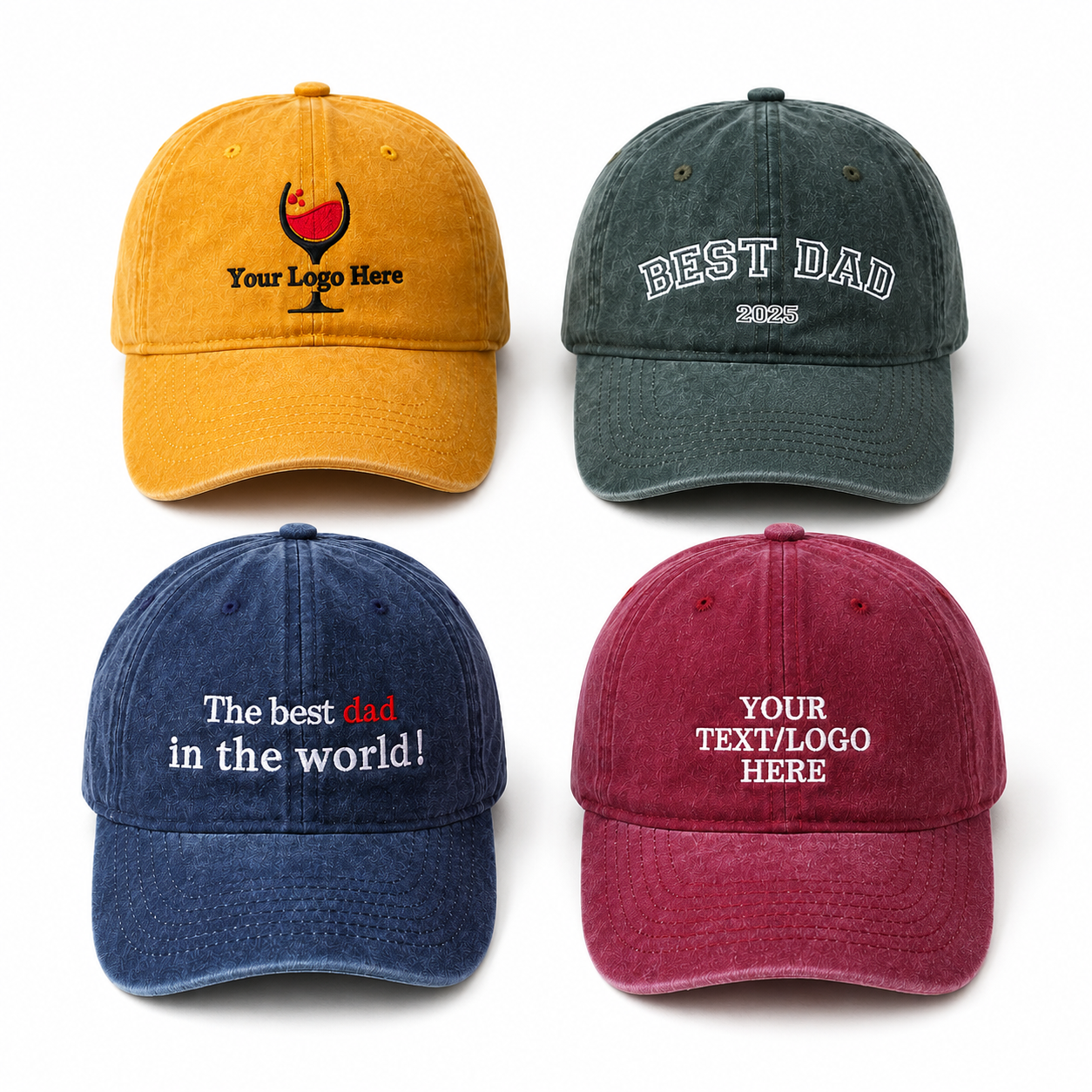 Custom Embroidered Hat with Your Text