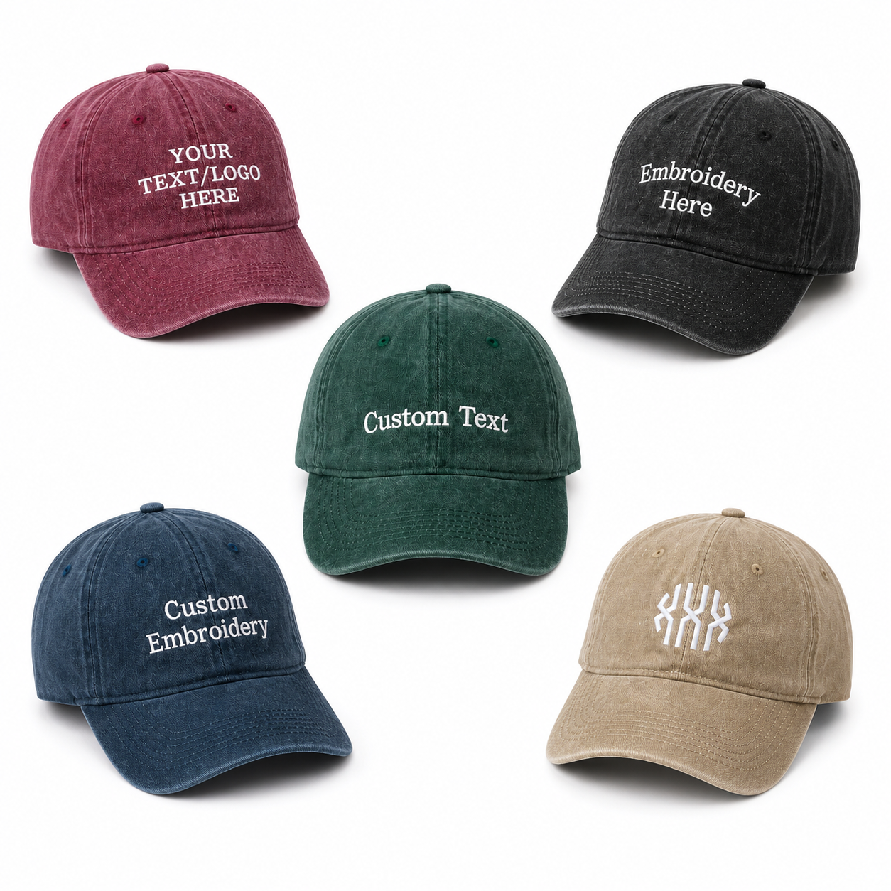 Custom Embroidered Hat with Your Text