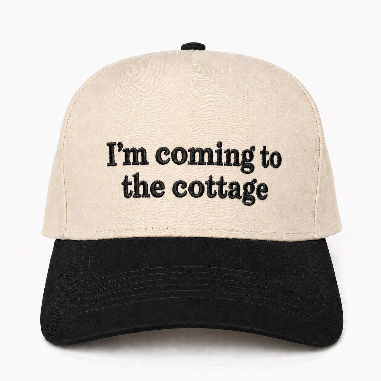 Custom Embroidered I’m Coming To The Cottage Snapback Hat – Hockey Romance Fan Cap