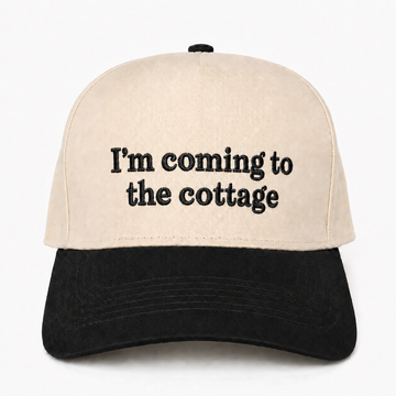 Custom Embroidered I’m Coming To The Cottage Snapback Hat – Hockey Romance Fan Cap