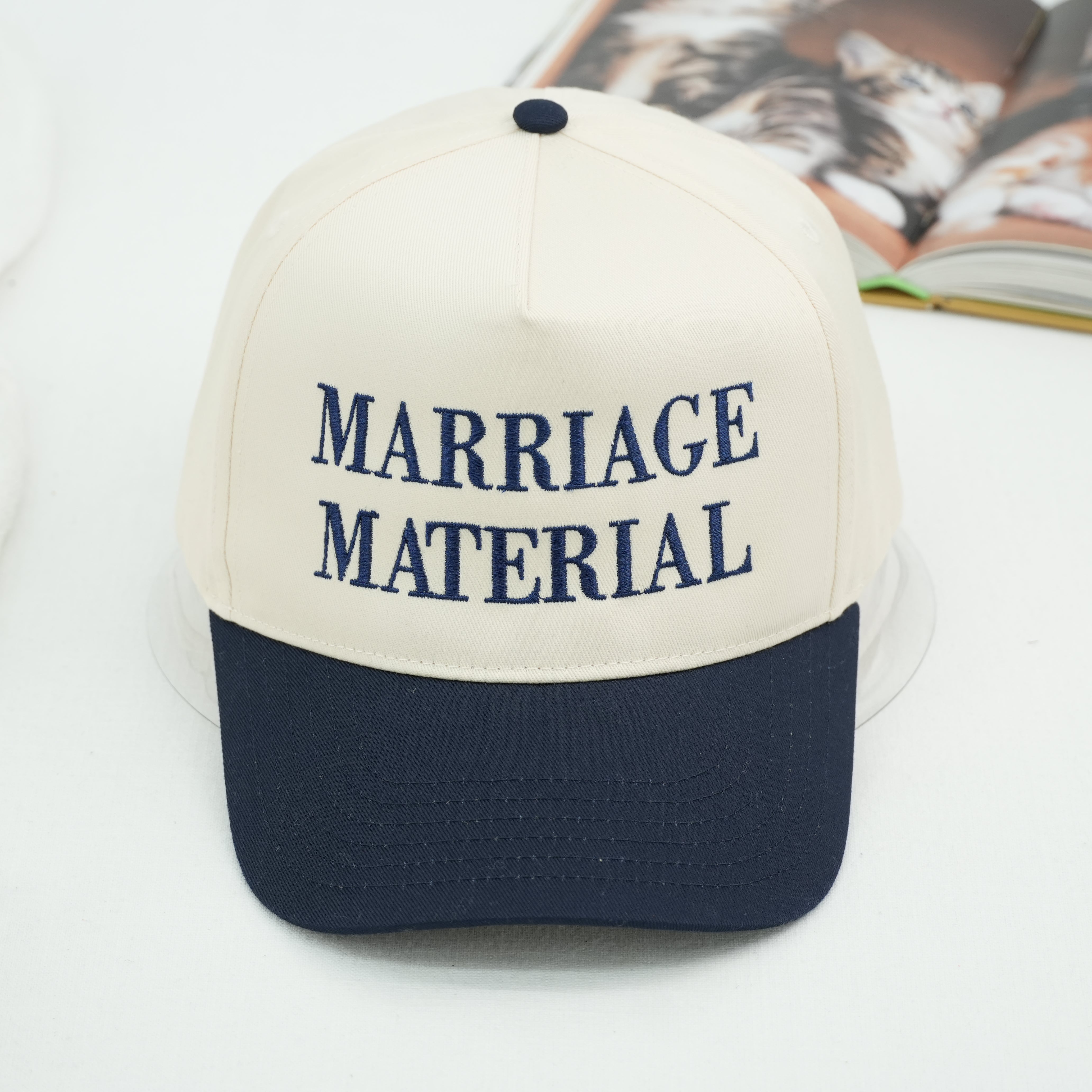 Personalized Snapback Hat - Custom Text Embroidered Snapback Hat