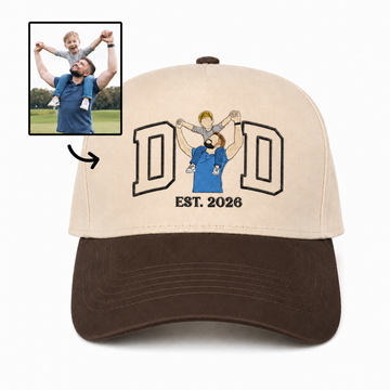 Custom Embroidered Photo Snapback Hat – Unique Father’s Day Cap Gift