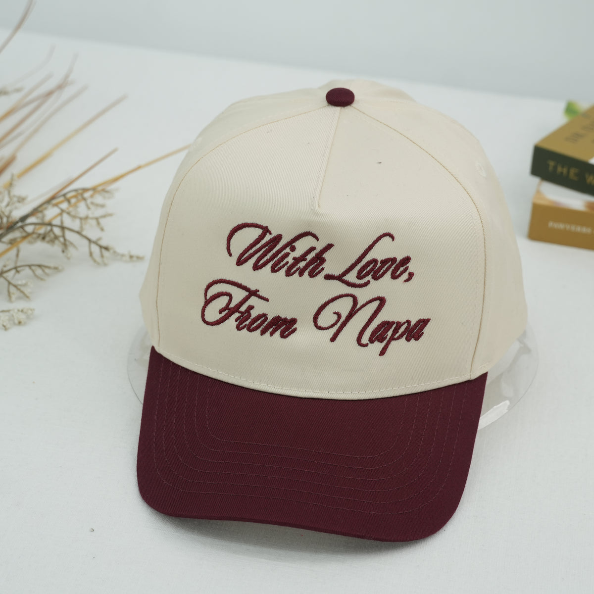 Custom Embroidered Snapback Cap – With Love Personalized Hat
