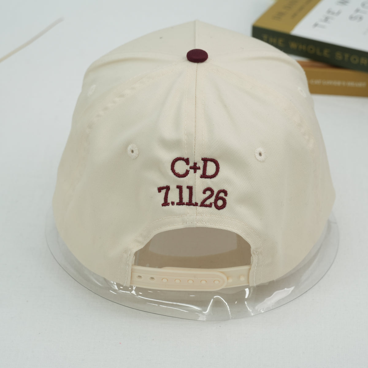 Custom Embroidered Snapback Cap – With Love Personalized Hat